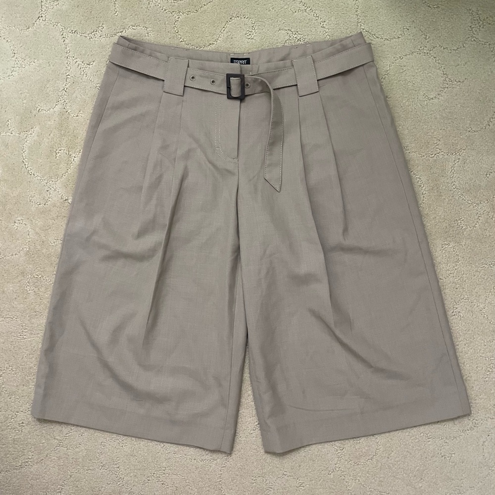 Esprit Beige Wide Leg Shorts